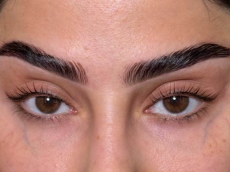 Brow lamination after care